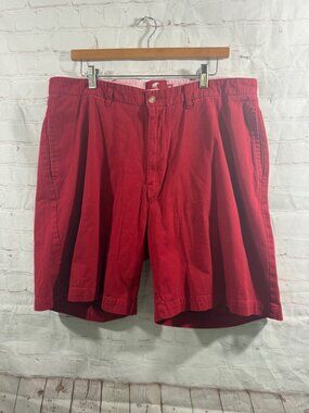 Tusk Wear Collection Chino Shorts Mens Size 36 Red Casual Preppy Style
